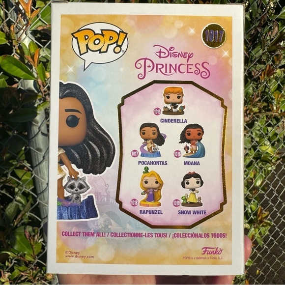 Disney Princess Pocahontas Diamond Collection Hot Topic Exclusive Funko Pop - Picture 5 of 9